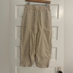 Zara Tapered Linen Pants